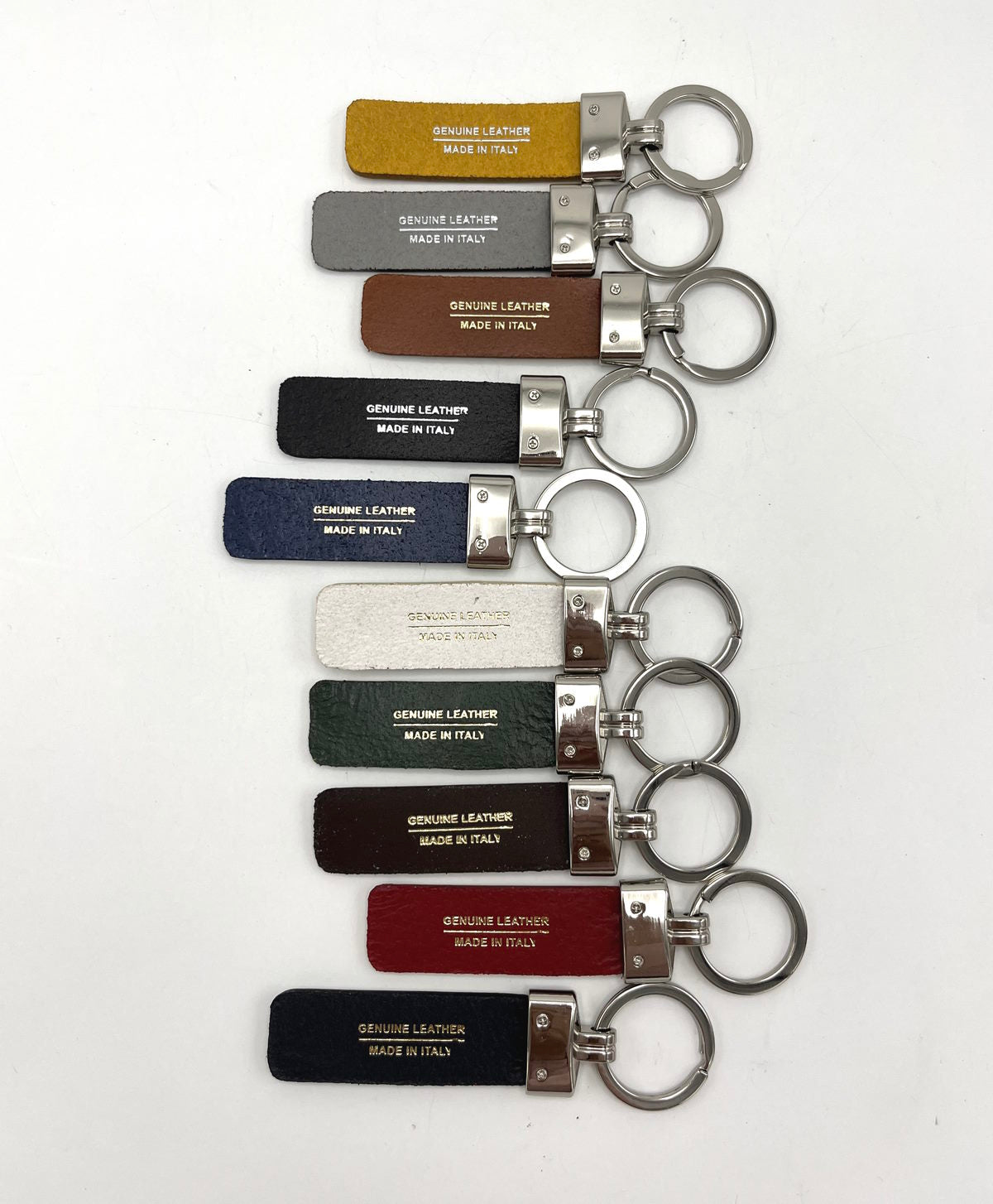 Genuine leather Keychain, Made in Italy, art. KPisa1