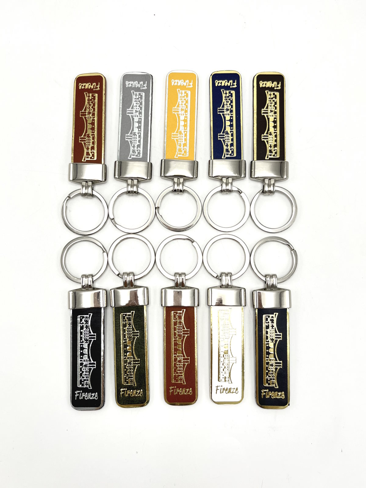 Genuine leather Keychain, Made in Italy, art. KFIRENZE3 - Suie Valentini