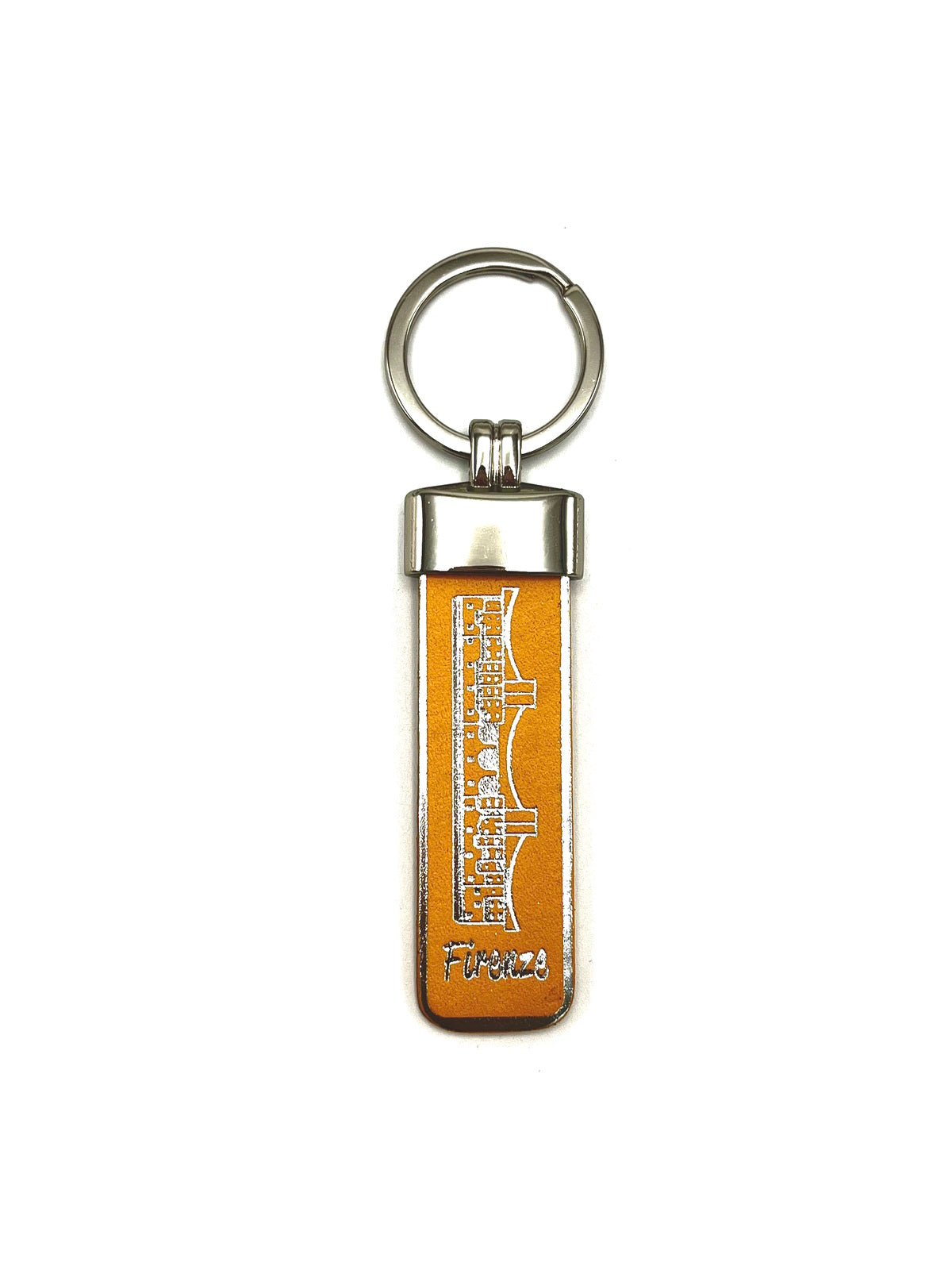 Genuine leather Keychain, Made in Italy, art. KFIRENZE3