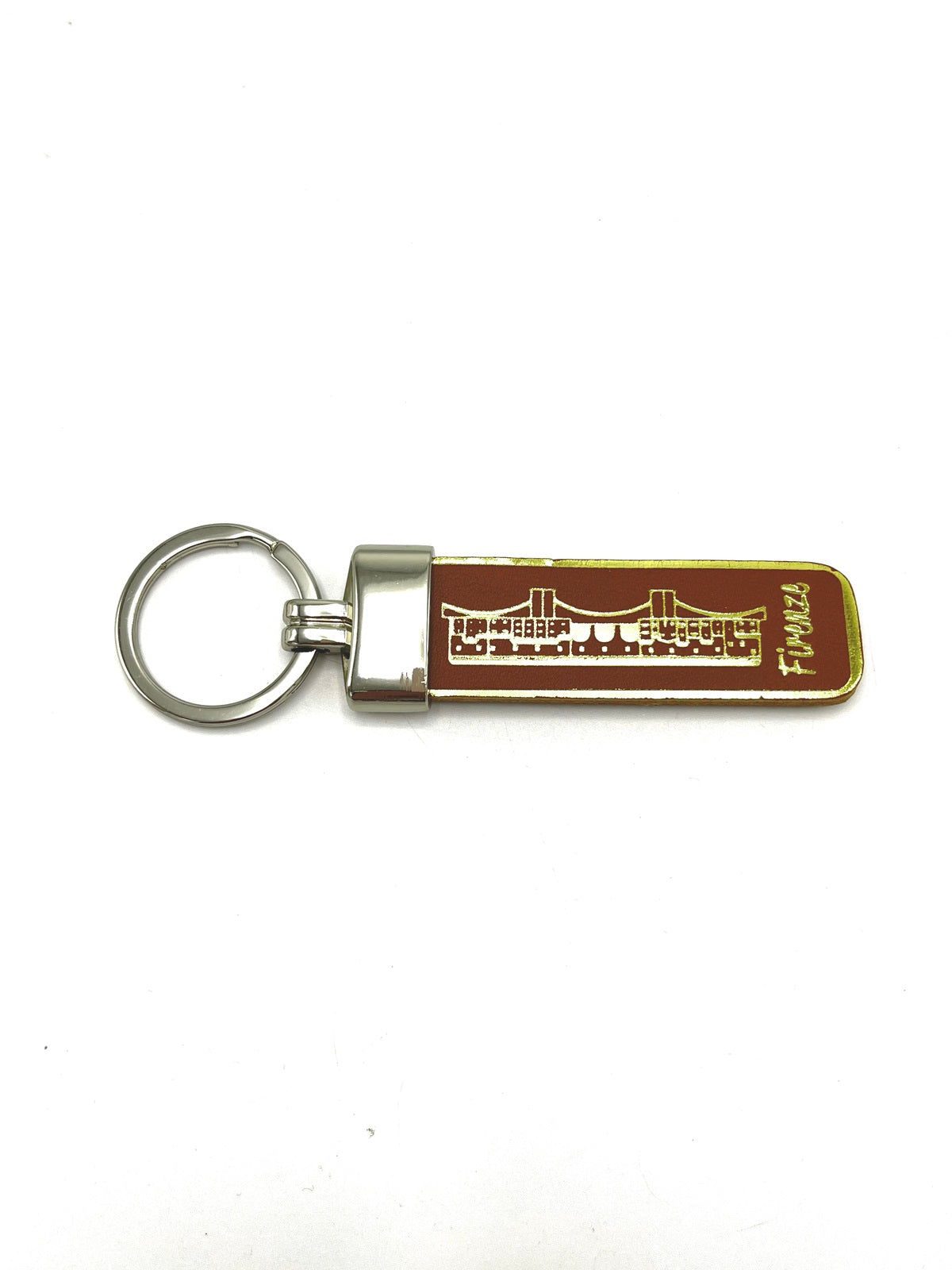 Genuine leather Keychain, Made in Italy, art. KFIRENZE3