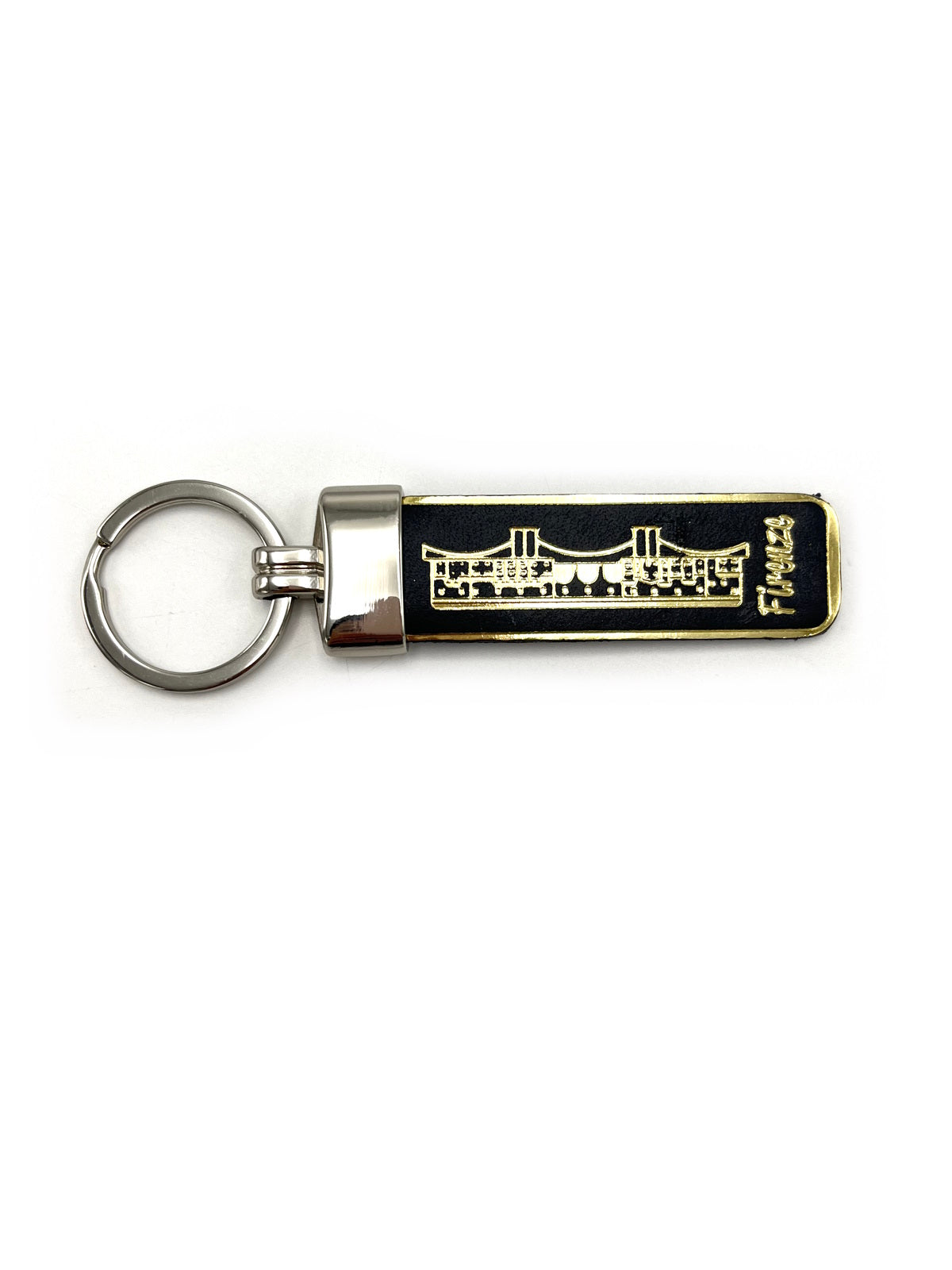Genuine leather Keychain, Made in Italy, art. KFIRENZE3