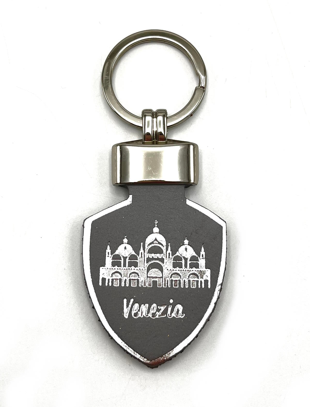 Genuine leather Keychain, Made in Italy, art. KVENEZIA2