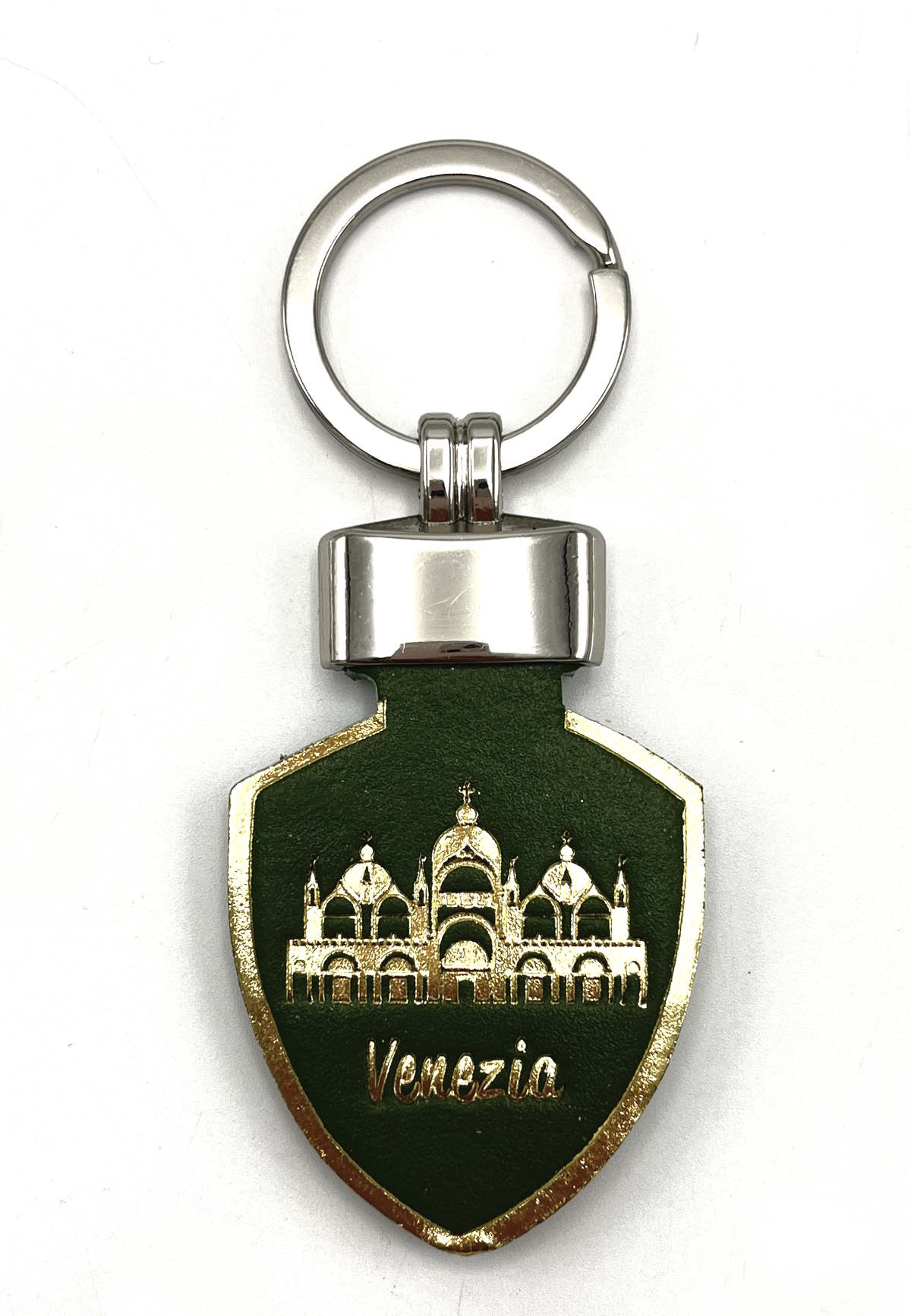 Genuine leather Keychain, Made in Italy, art. KVENEZIA2