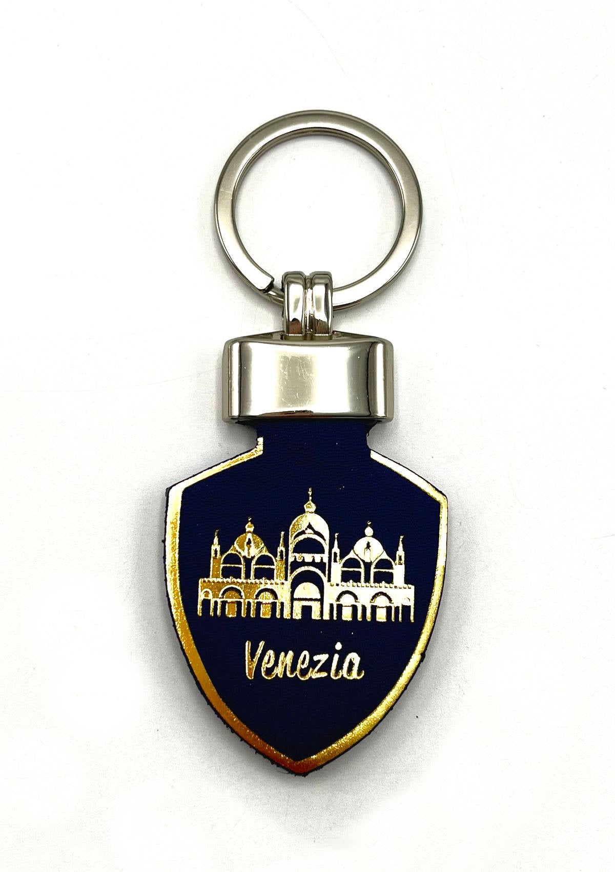 Genuine leather Keychain, Made in Italy, art. KVENEZIA2