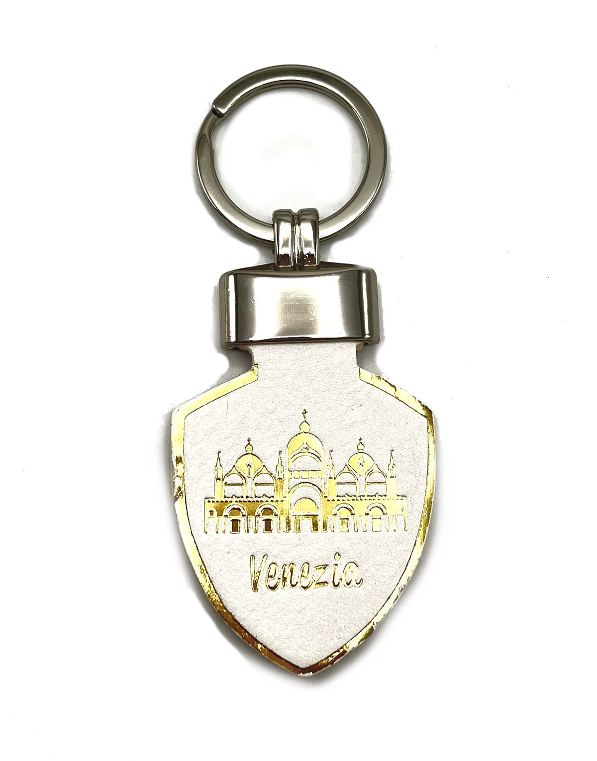 Genuine leather Keychain, Made in Italy, art. KVENEZIA2