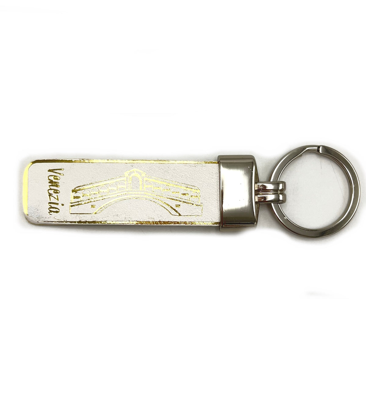 Genuine leather Keychain, Made in Italy, art. KVENEZIA3