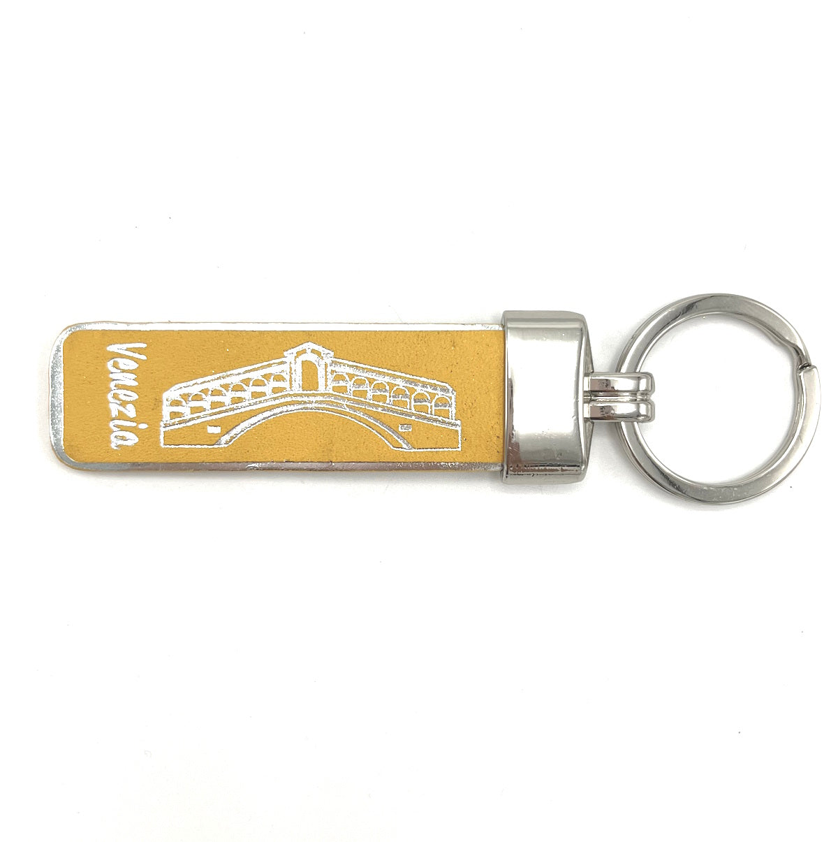 Genuine leather Keychain, Made in Italy, art. KVENEZIA3