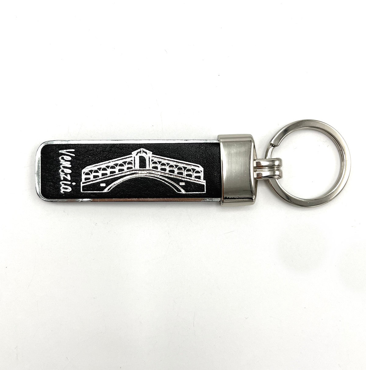 Genuine leather Keychain, Made in Italy, art. KVENEZIA3