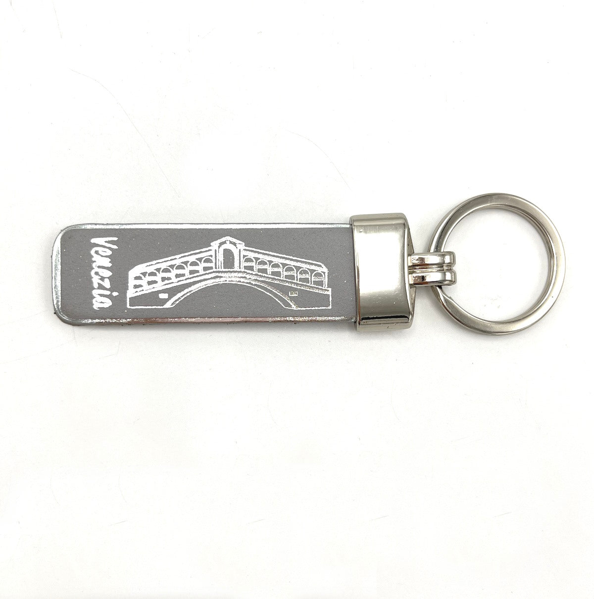 Genuine leather Keychain, Made in Italy, art. KVENEZIA3