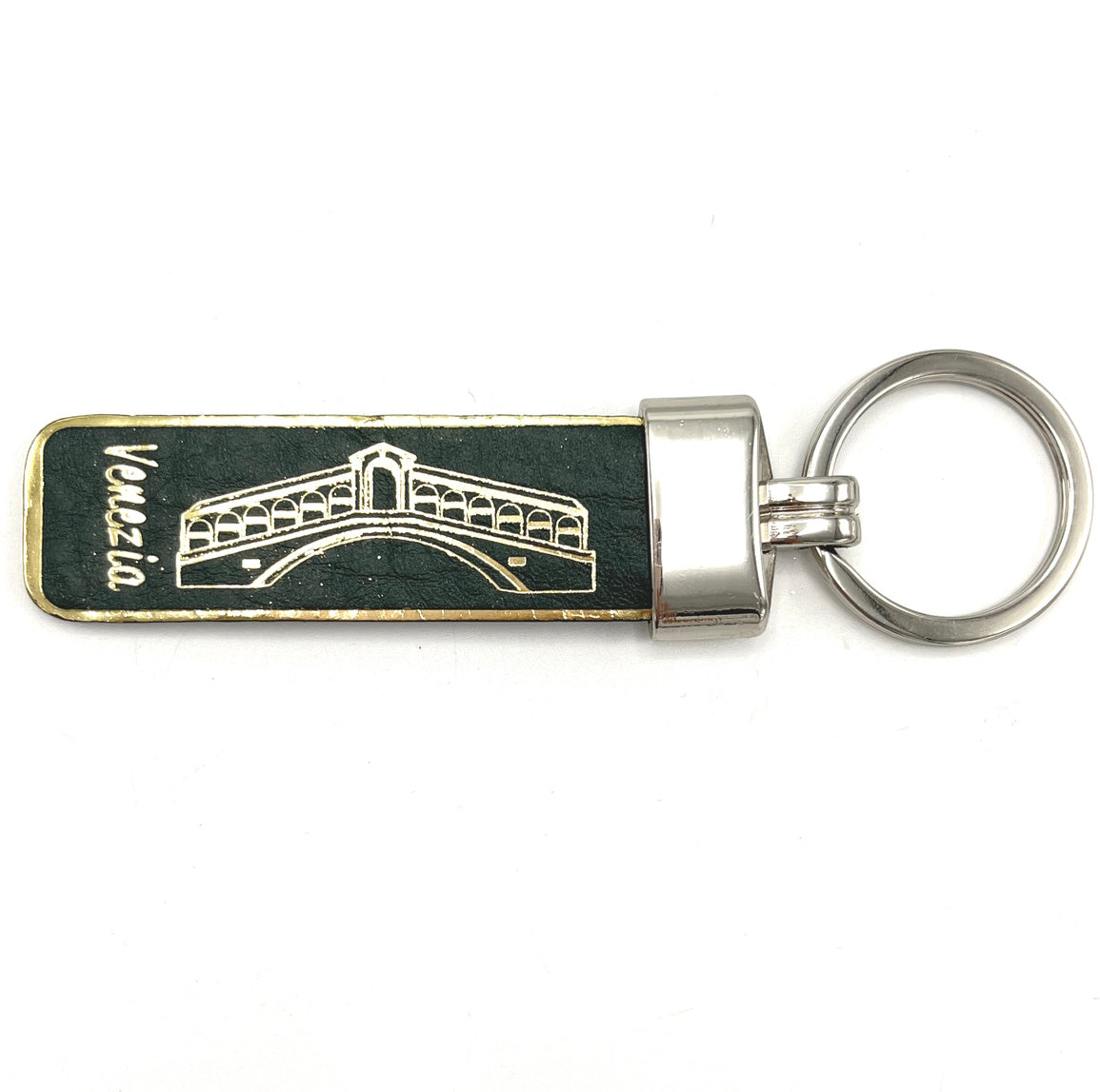 Genuine leather Keychain, Made in Italy, art. KVENEZIA3