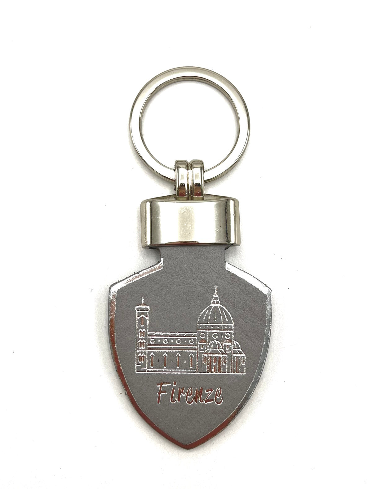 Genuine leather Keychain, Made in Italy, art. KFIRENZE4