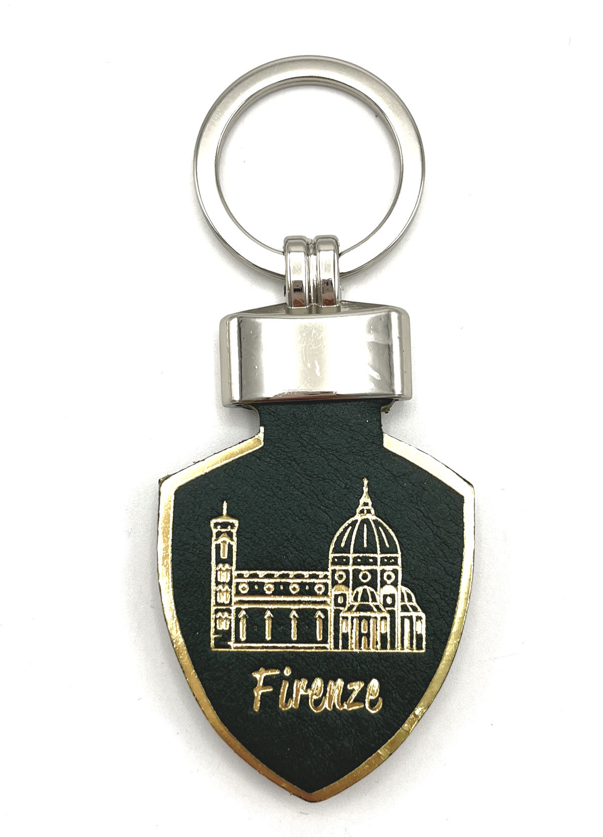 Genuine leather Keychain, Made in Italy, art. KFIRENZE4