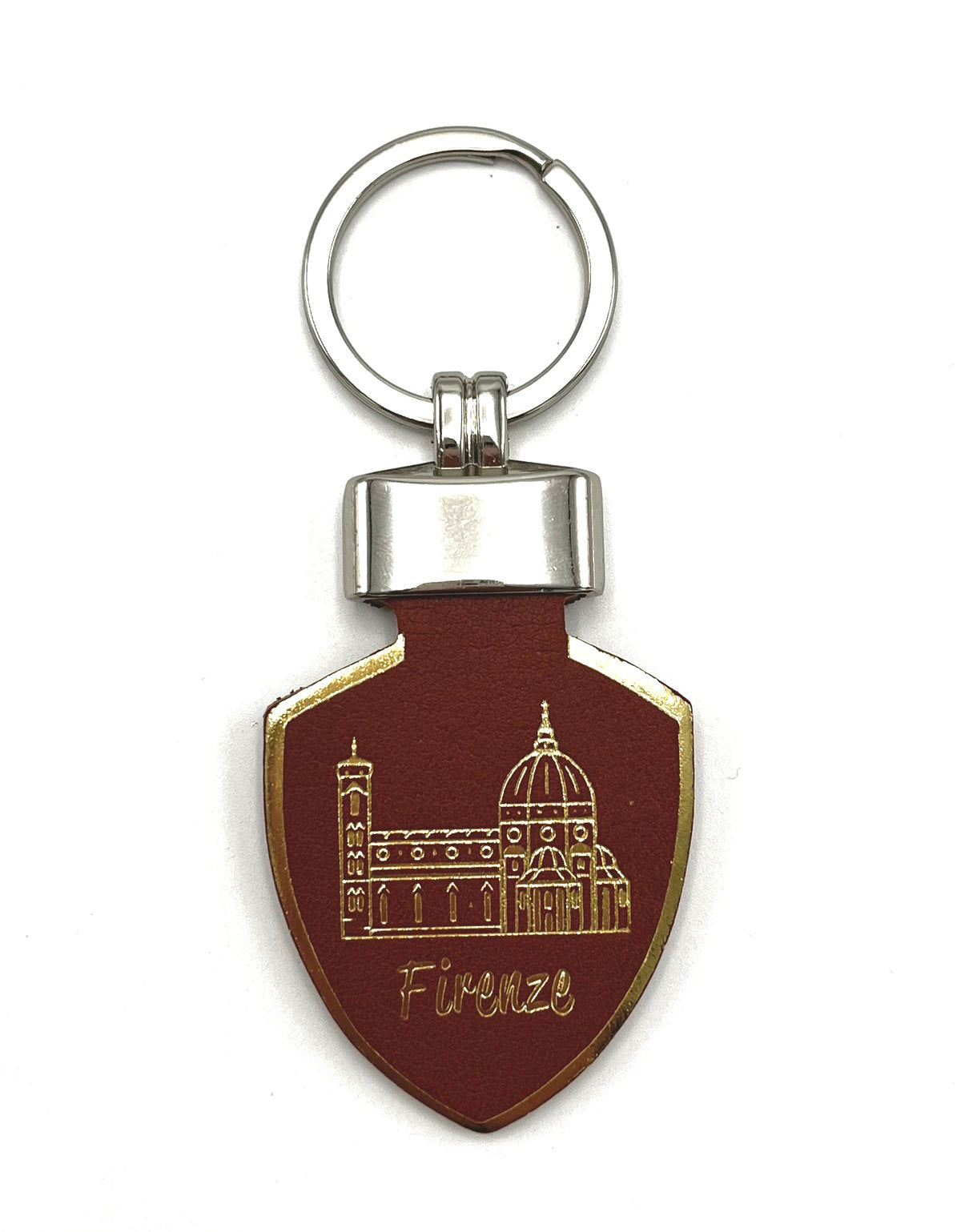 Genuine leather Keychain, Made in Italy, art. KFIRENZE4