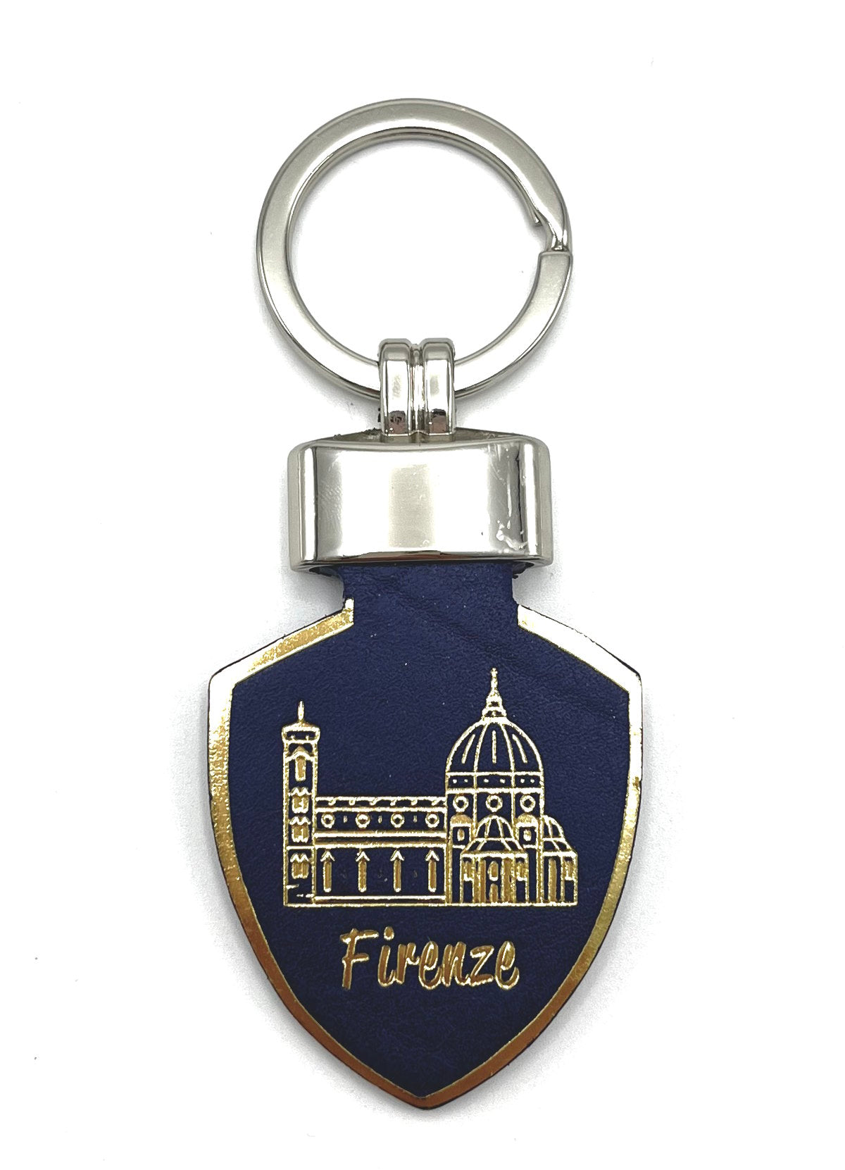 Genuine leather Keychain, Made in Italy, art. KFIRENZE4