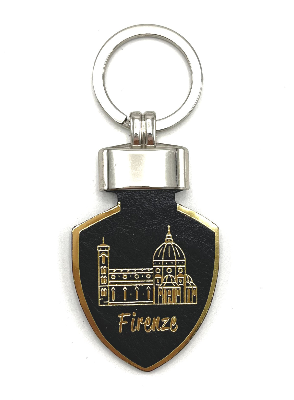 Genuine leather Keychain, Made in Italy, art. KFIRENZE4