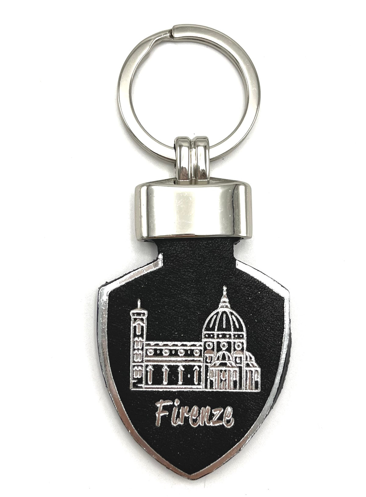 Genuine leather Keychain, Made in Italy, art. KFIRENZE4