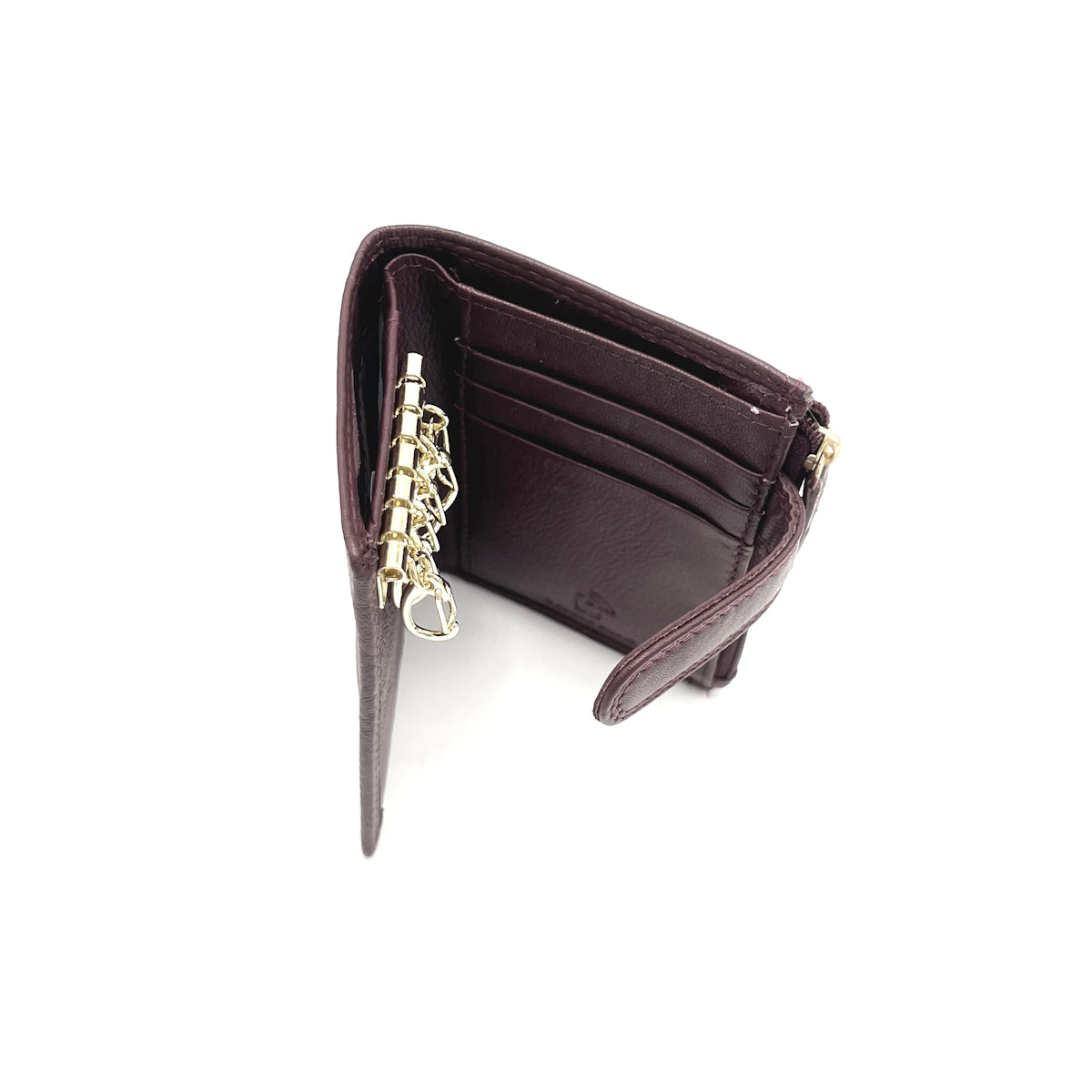 Women&#39;s genuine leather wallet with key holders, EC COVERI, art. EC25760-24New