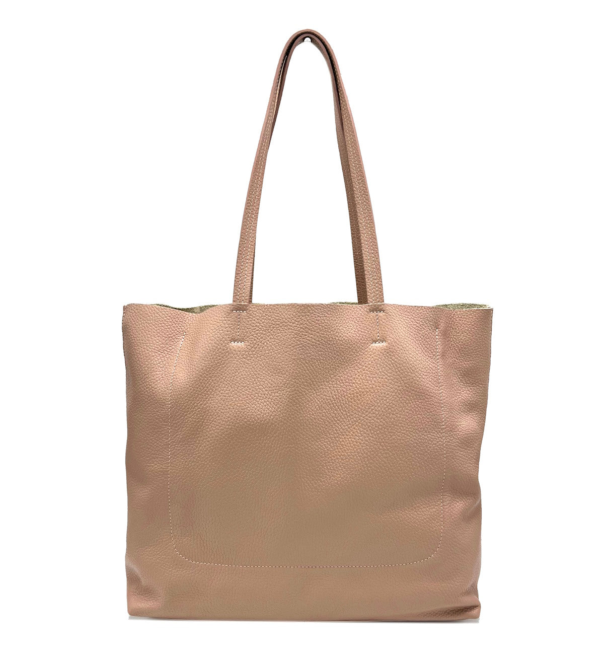 Genuine leather shopping bag, for women, Made in Italy, art. 112443