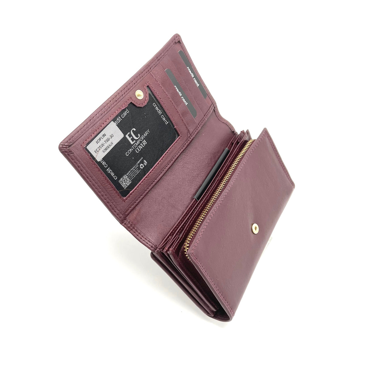 Women's genuine leather wallet, EC COVERI, art. EC25760-30