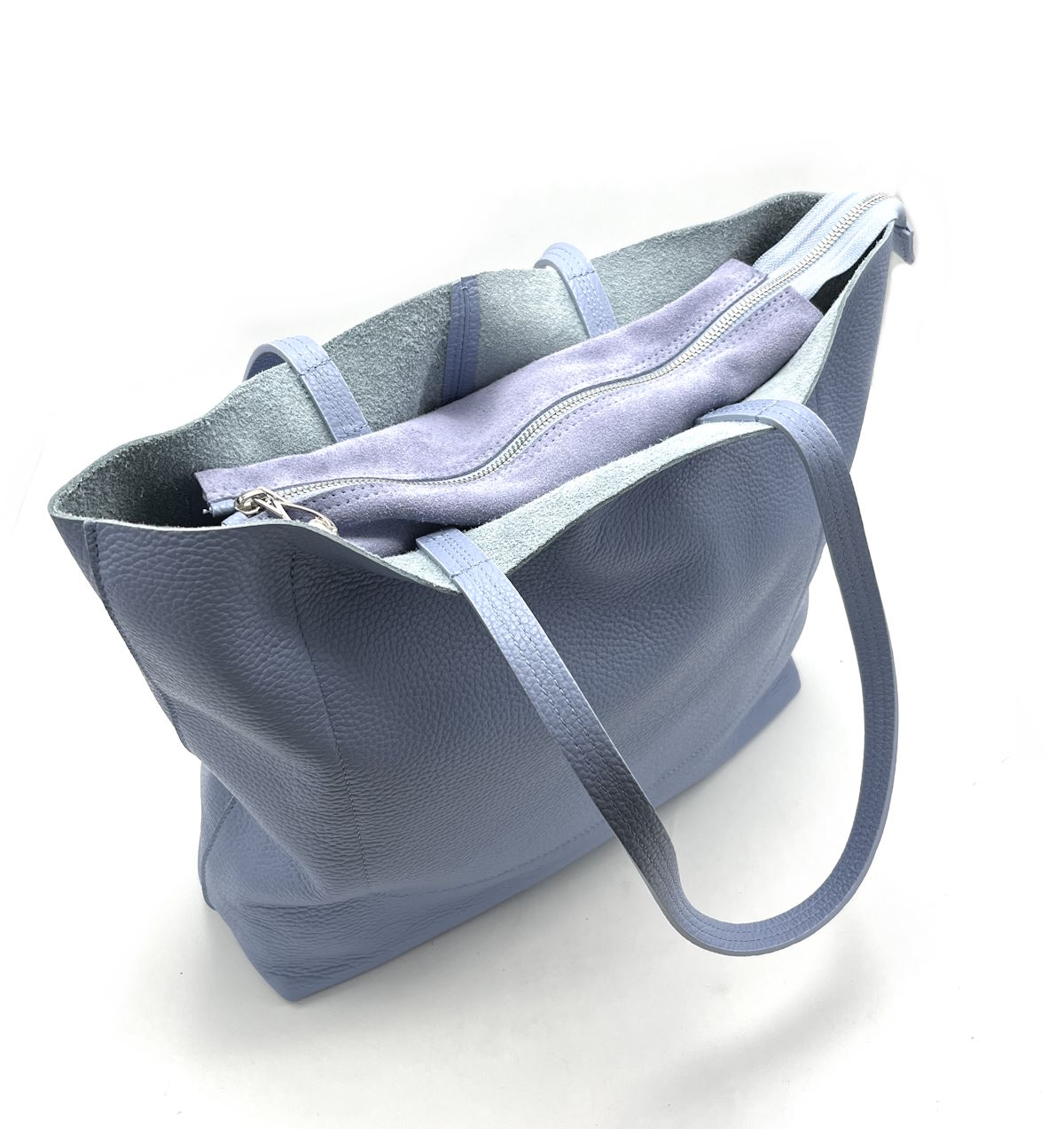 Genuine leather shopping bag, for women, Made in Italy, art. 112443