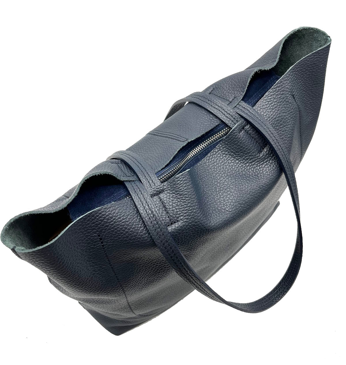 Genuine leather shopping bag, for women, Made in Italy, art. 112443