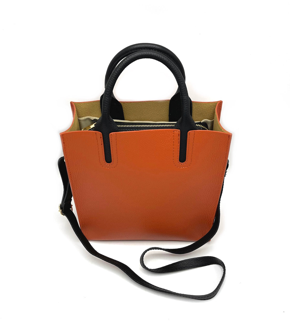 Genuine leather shoulder bag, for women, made in Italy, art. 112445