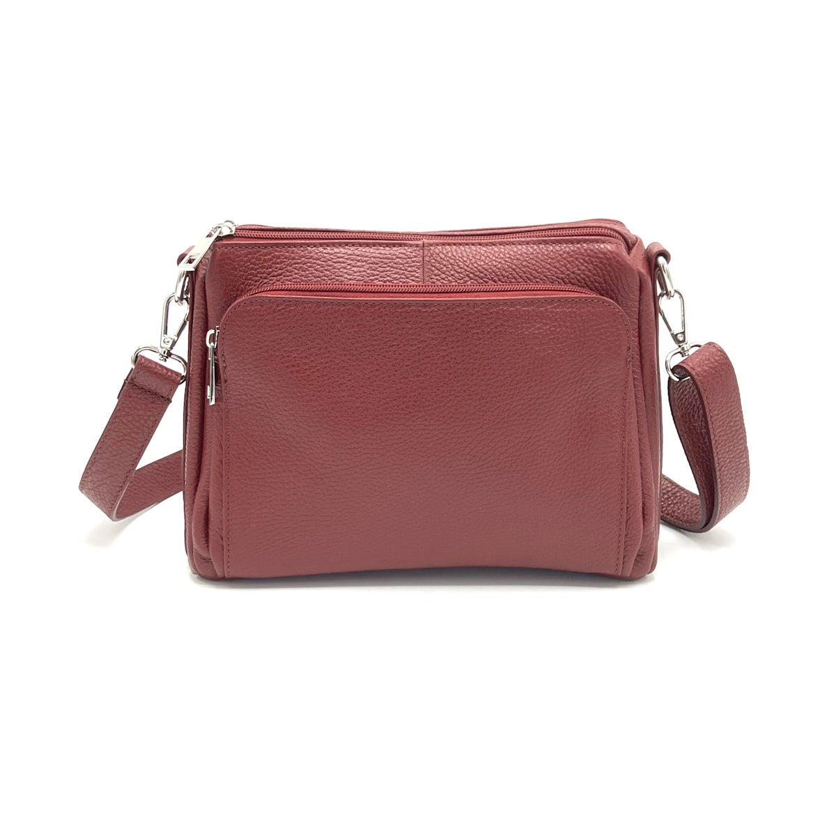 Genuine leather shoulder bag, Made in Italy, art. 112650