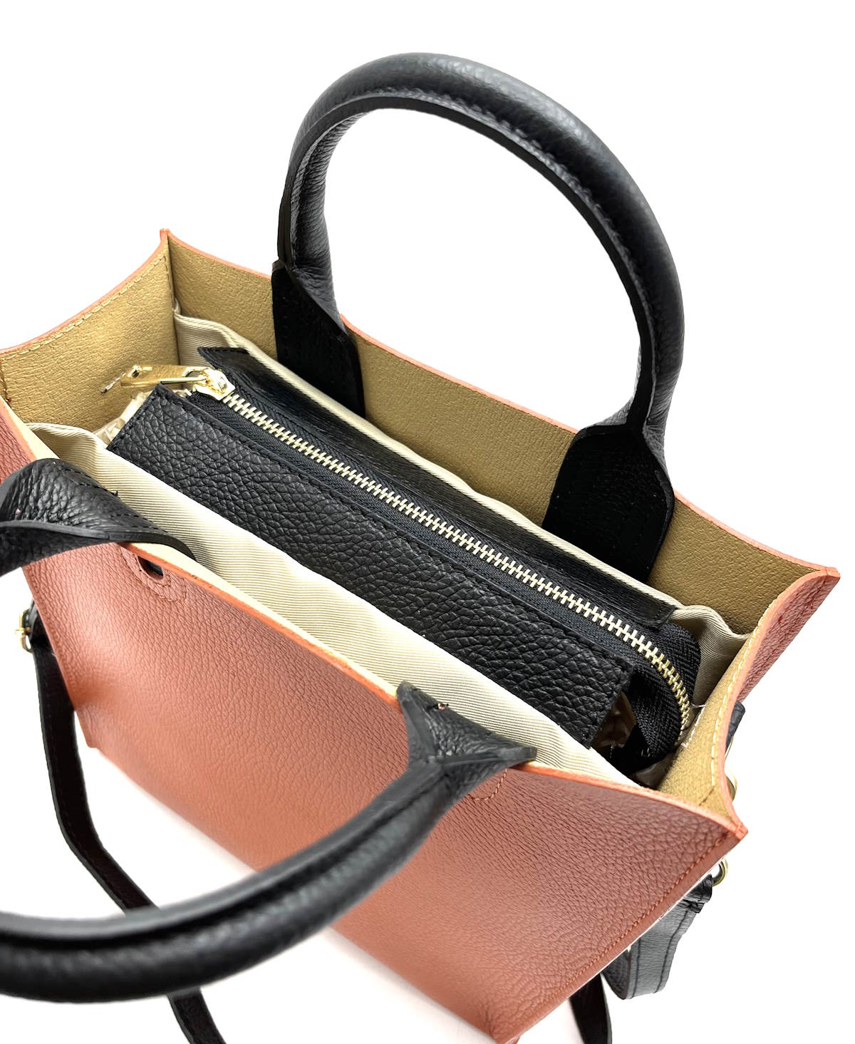 Genuine leather shoulder bag, for women, made in Italy, art. 112445