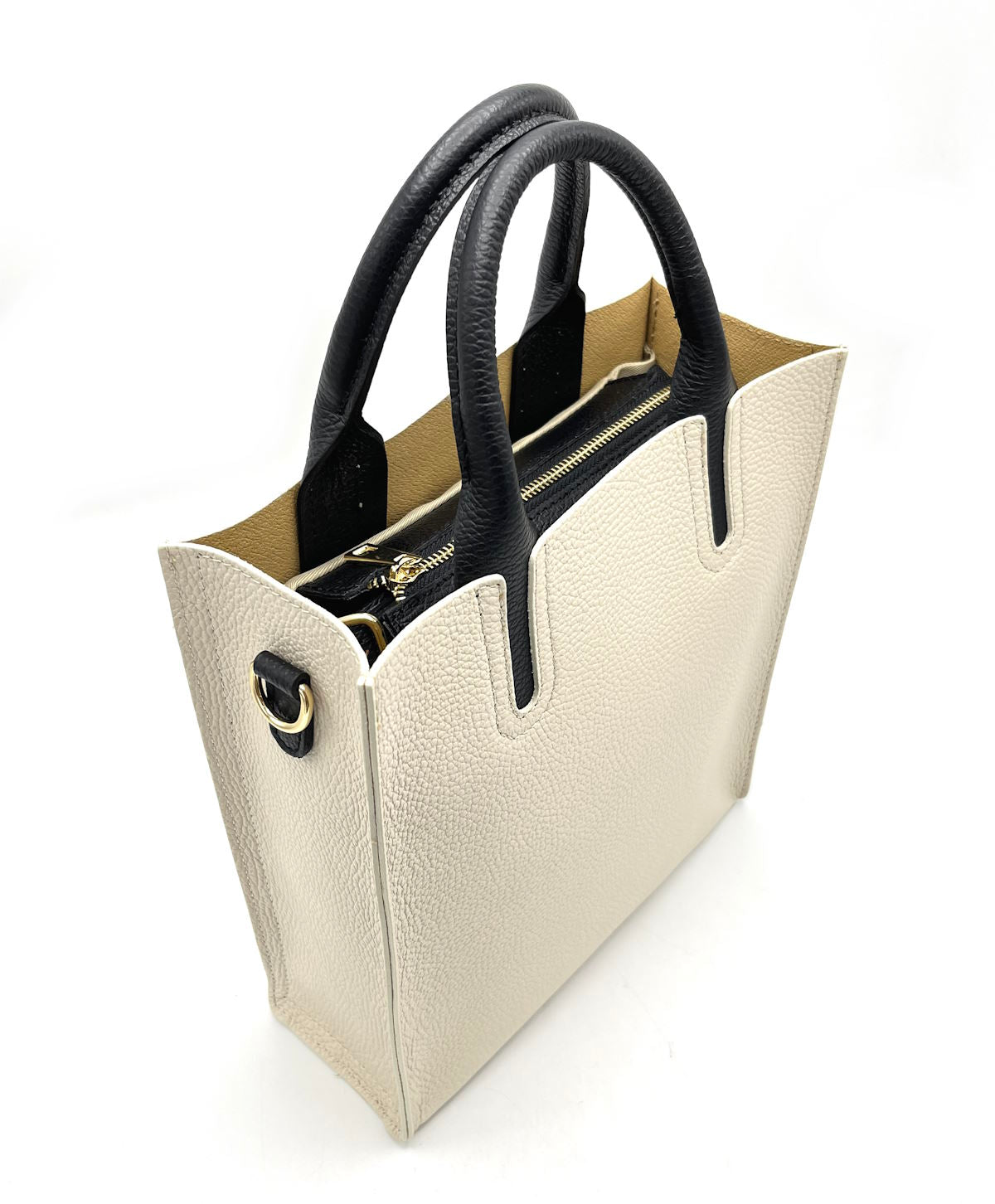 Genuine leather shoulder bag, for women, made in Italy, art. 112445