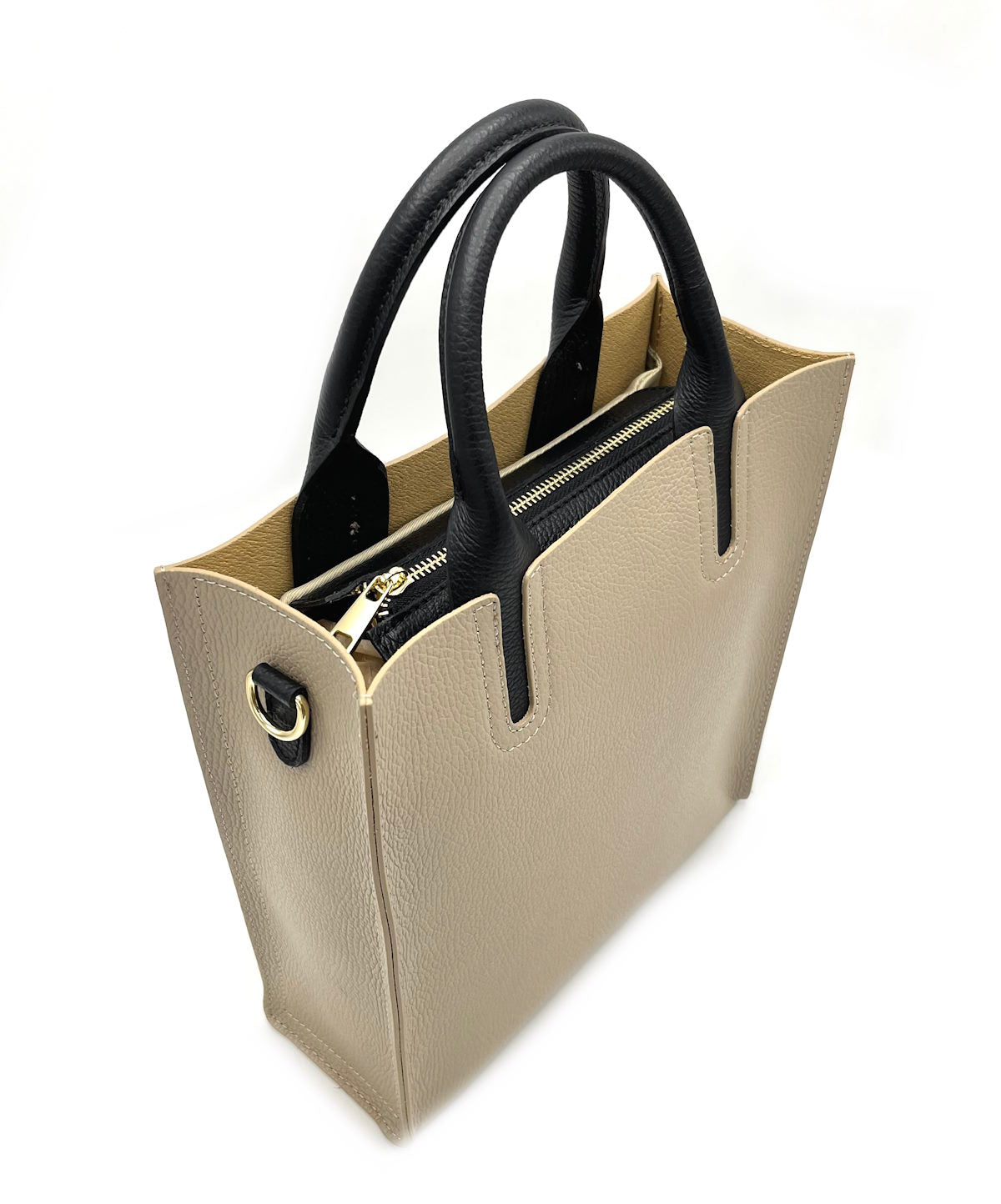 Genuine leather shoulder bag, for women, made in Italy, art. 112445