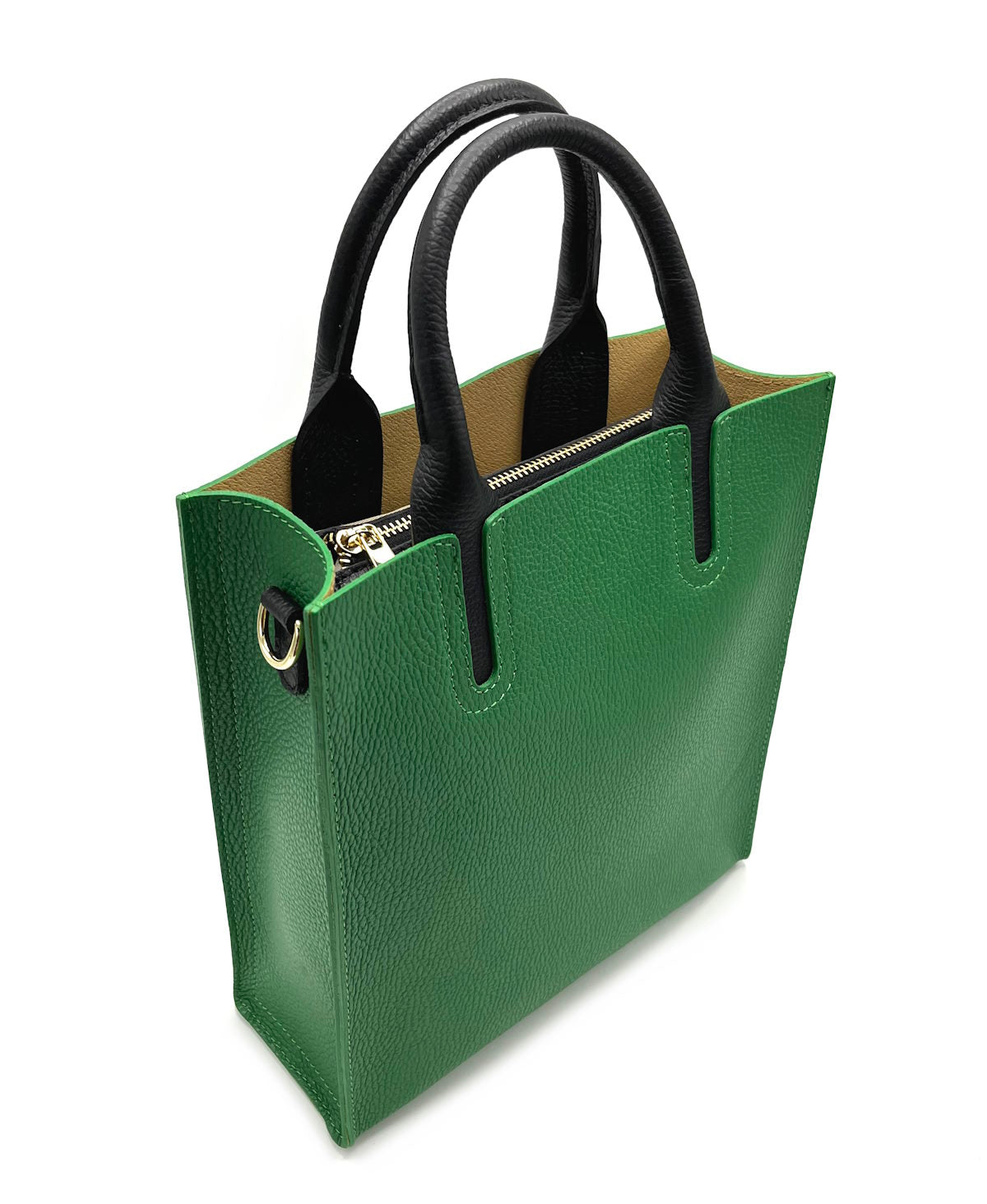 Genuine leather shoulder bag, for women, made in Italy, art. 112445