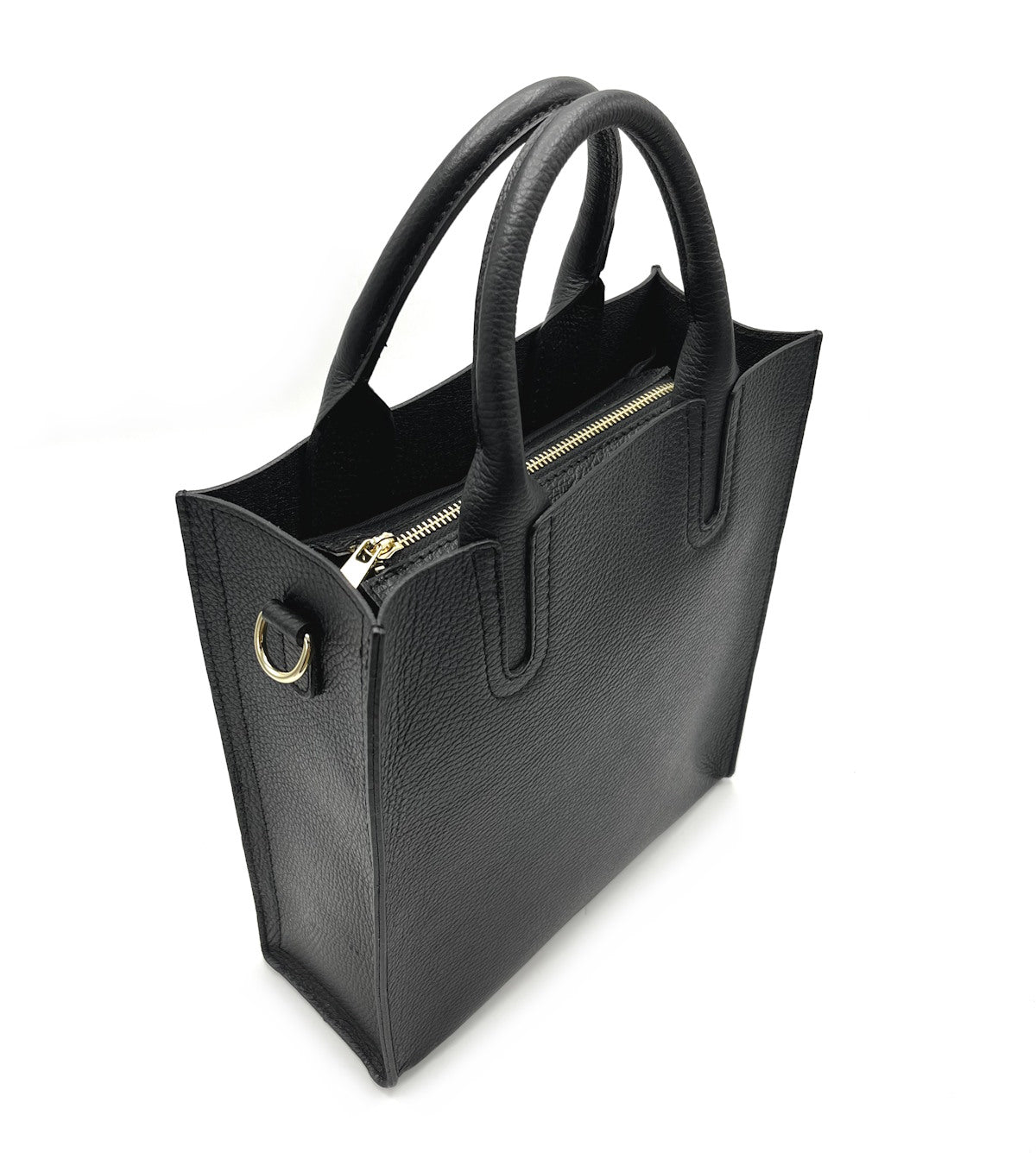 Genuine leather shoulder bag, for women, made in Italy, art. 112445