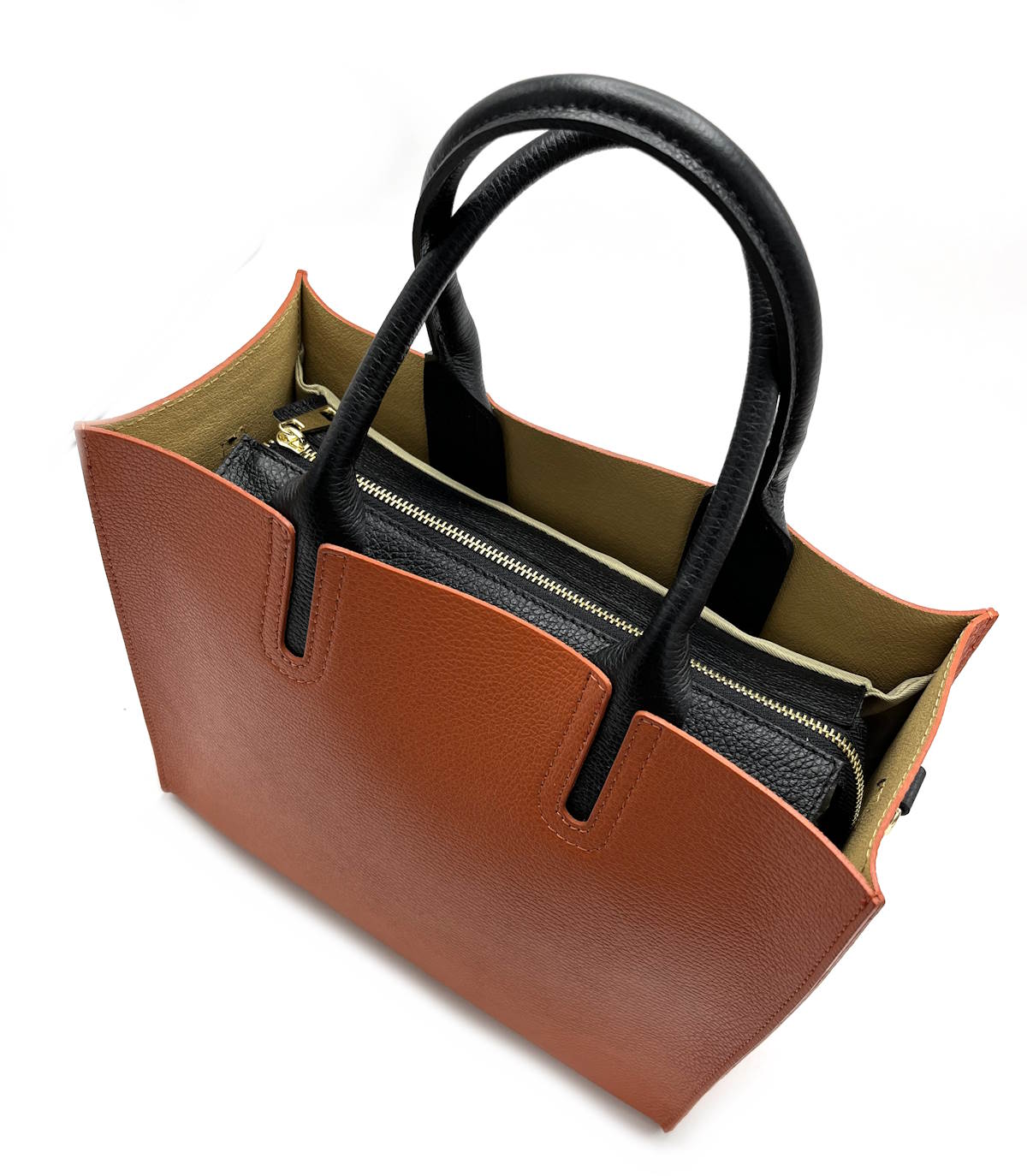 Genuine leather shoulder bag, for women, made in Italy, art. 112444