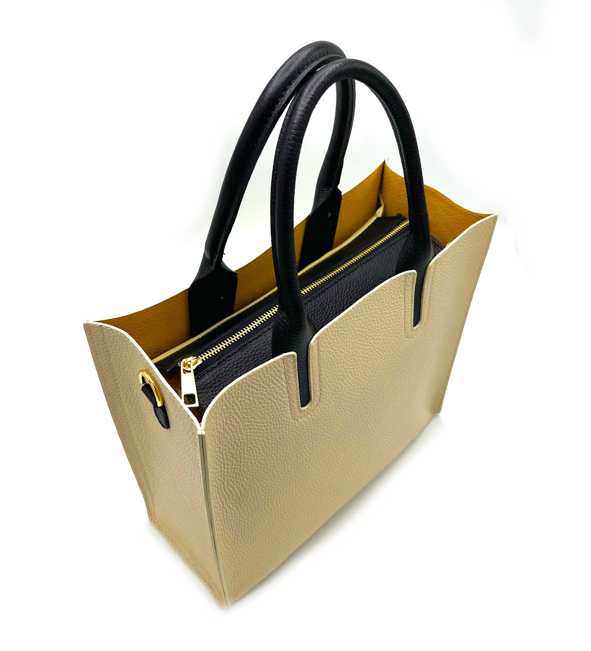 Genuine leather shoulder bag, for women, made in Italy, art. 112444