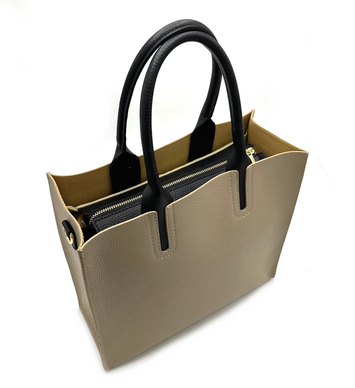 Genuine leather shoulder bag, for women, made in Italy, art. 112444