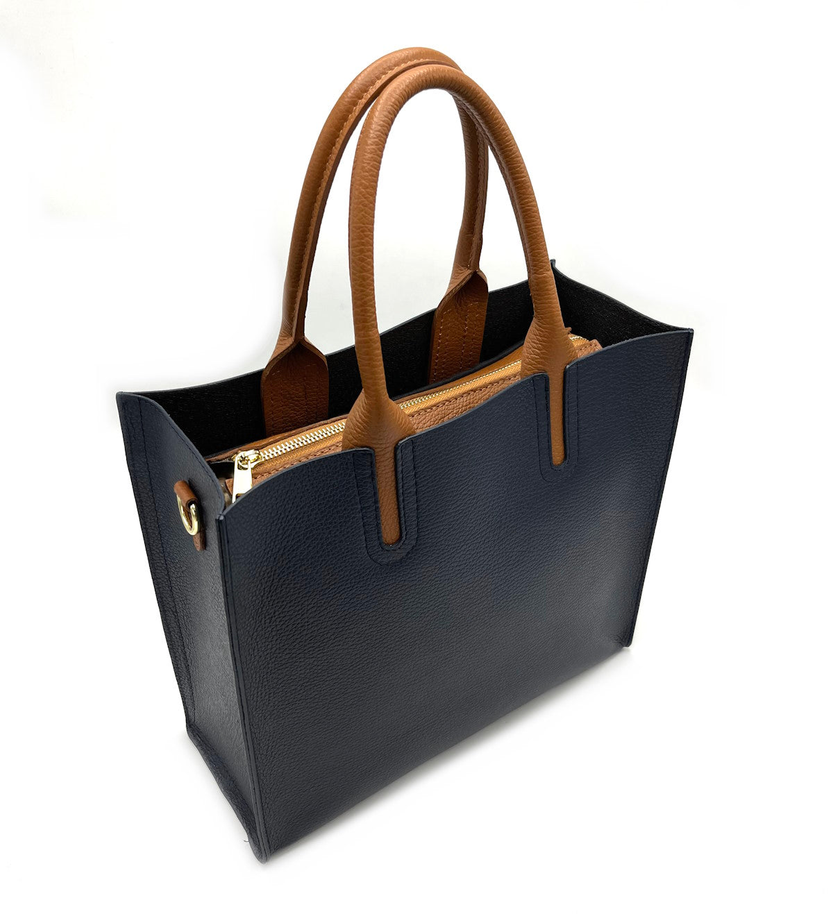 Genuine leather shoulder bag, for women, made in Italy, art. 112444