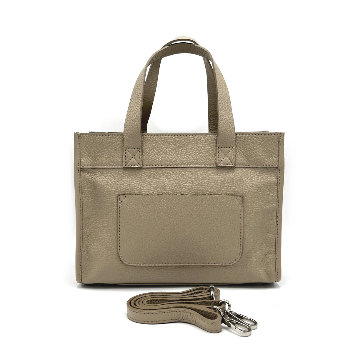 Genuine leather shoulder bag, for women, made in Italy, art. 112442