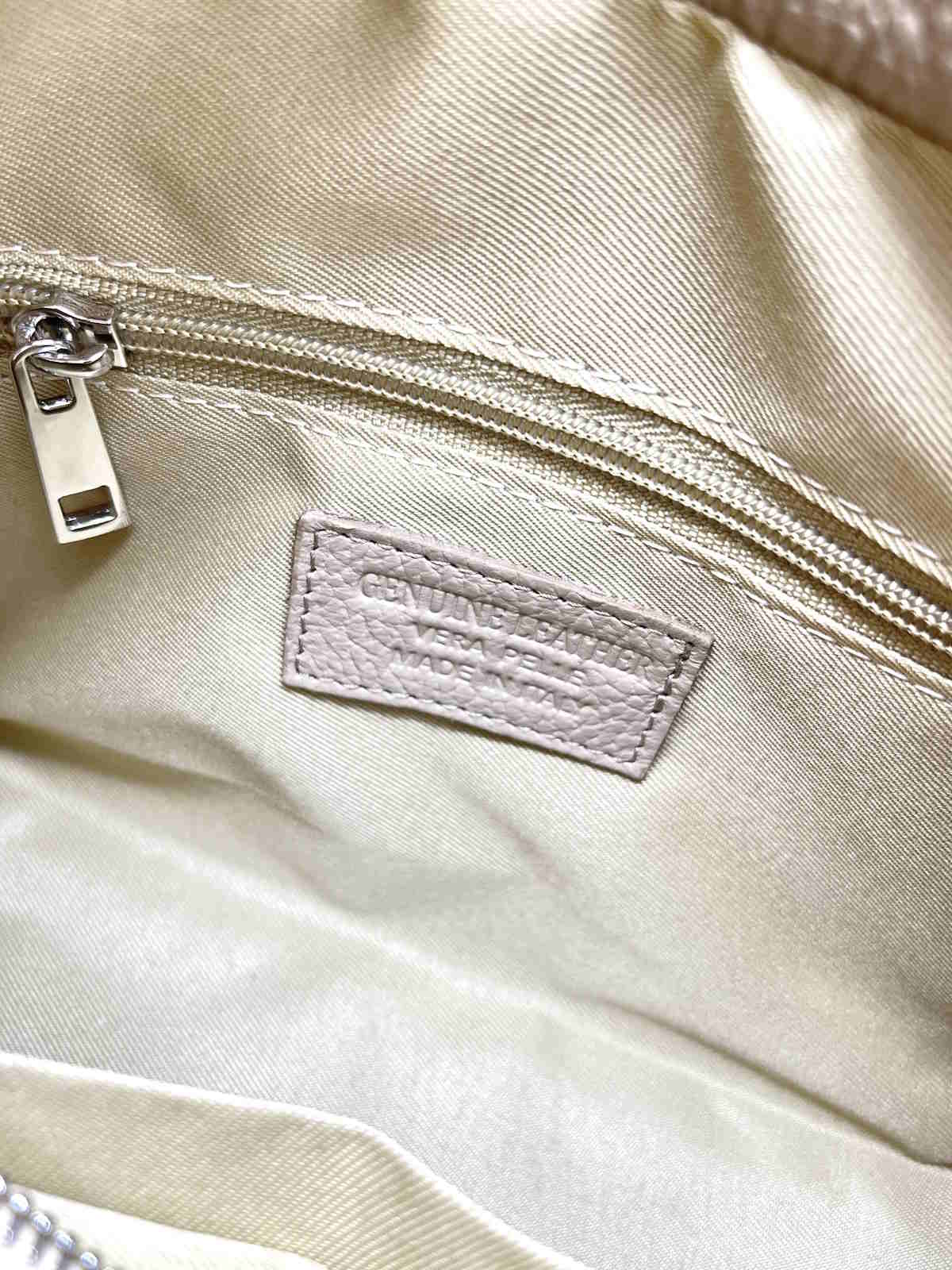 Genuine leather shoulder bag, for women, made in Italy, art. 112442