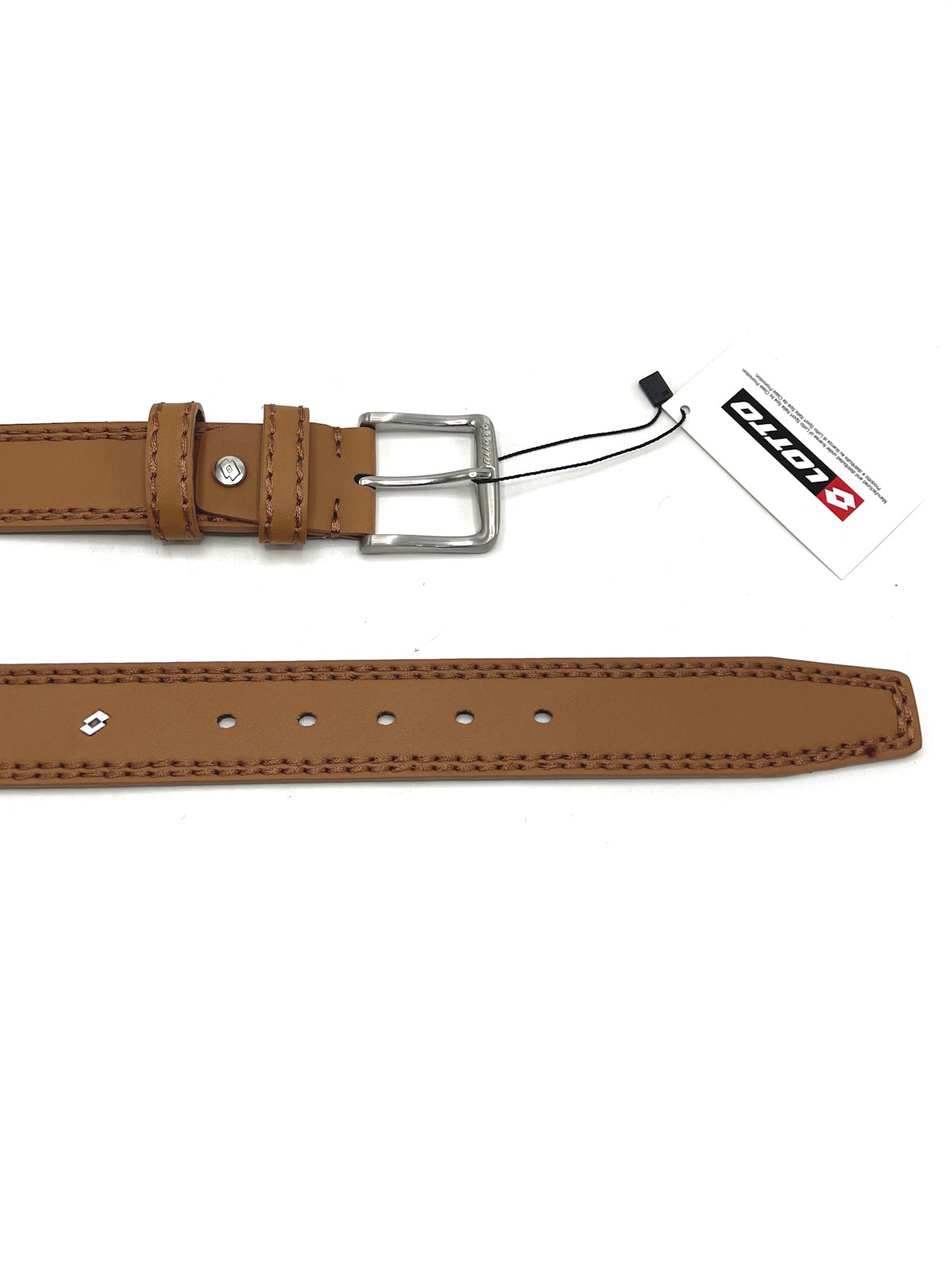 Men's Belt with Double-Stitched Edges, 38mm Width, Pin Buckle | LOTTO | Art. LTT1339.392