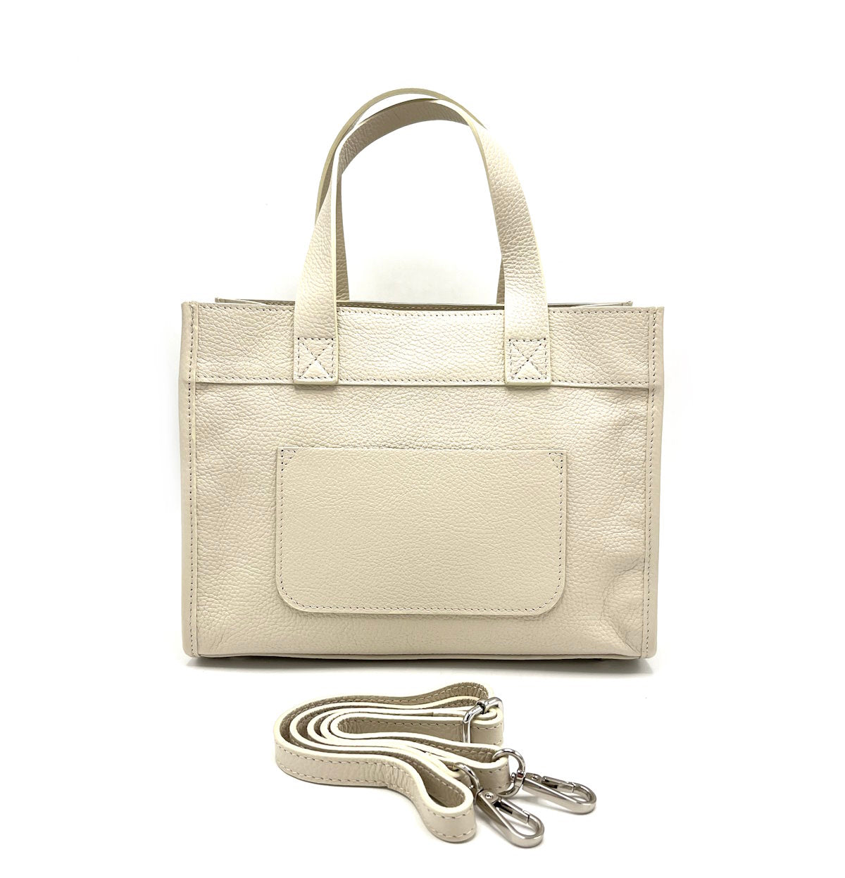 Genuine leather shoulder bag, for women, made in Italy, art. 112442