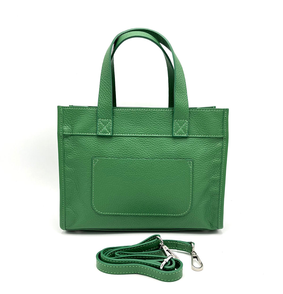 Genuine leather shoulder bag, for women, made in Italy, art. 112442