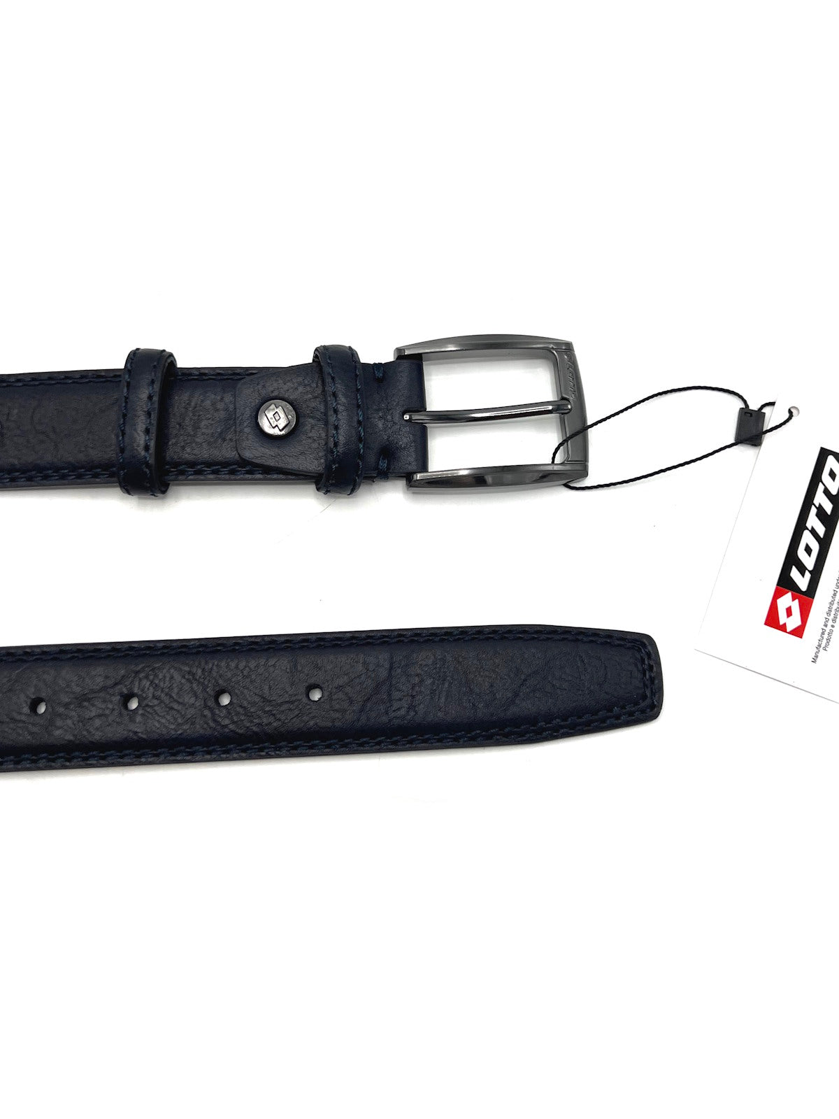 Men's Belt with Double-Stitched Edges, 34mm Width, Pin Buckle | LOTTO | Art. LTT1301.392