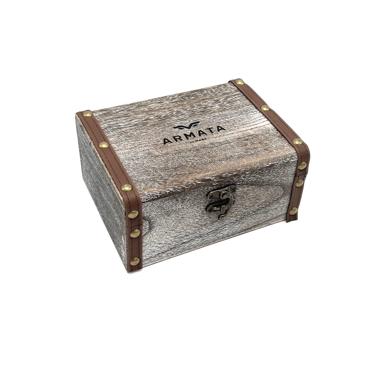 Christmas Gifts Idea, Leather Belt with Wooden Box, Armata di Mare, art. IDK1003-40