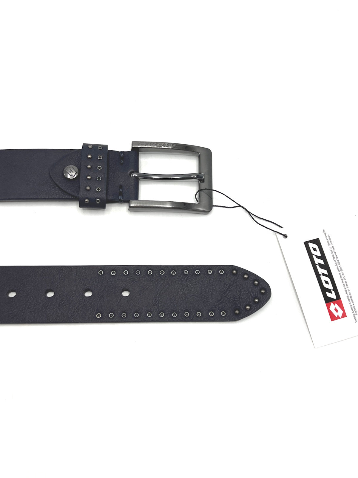 Men's Studded Edge Belt, 38mm Width, Pin Buckle | LOTTO | Art. LTT1365