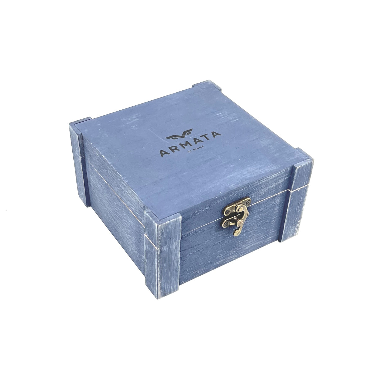 Christmas Gifts Idea, Leather Belt with Woolden Box, Armata di Mare, art. IDK996-35