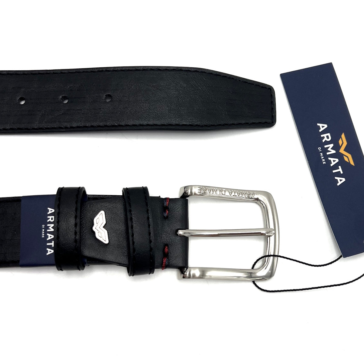 Christmas Gifts Idea, Leather Belt with Wooden Box, Armata di Mare, art.IDK999-40