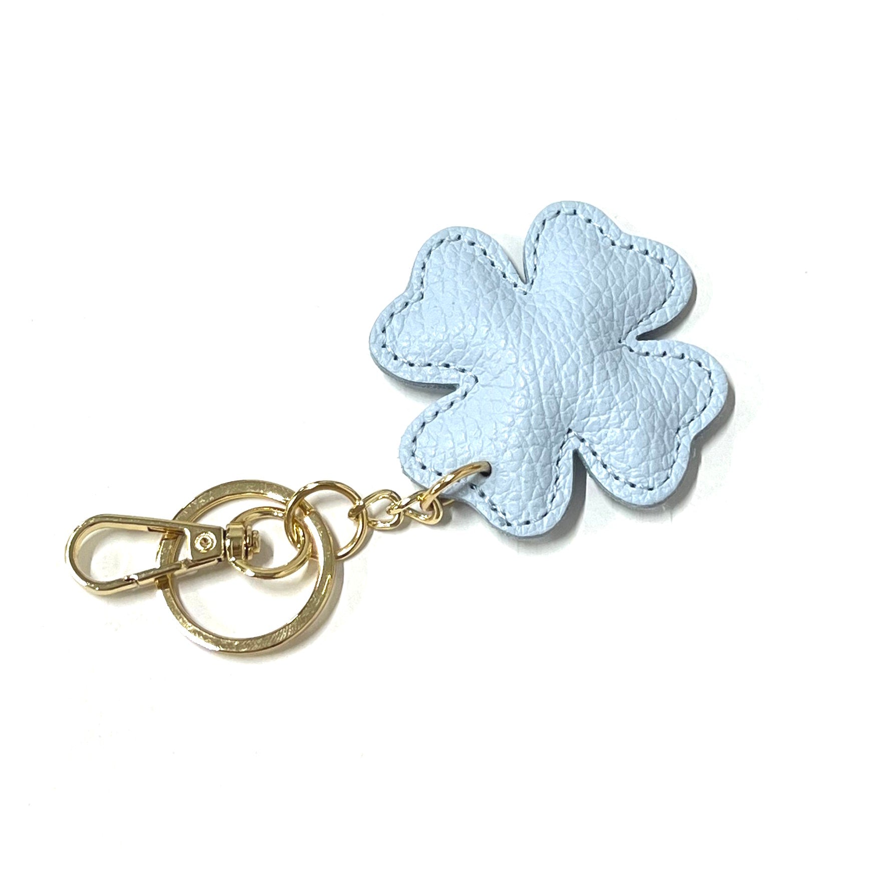 Genuine leather key chain, Lucky leaf, art. PO04