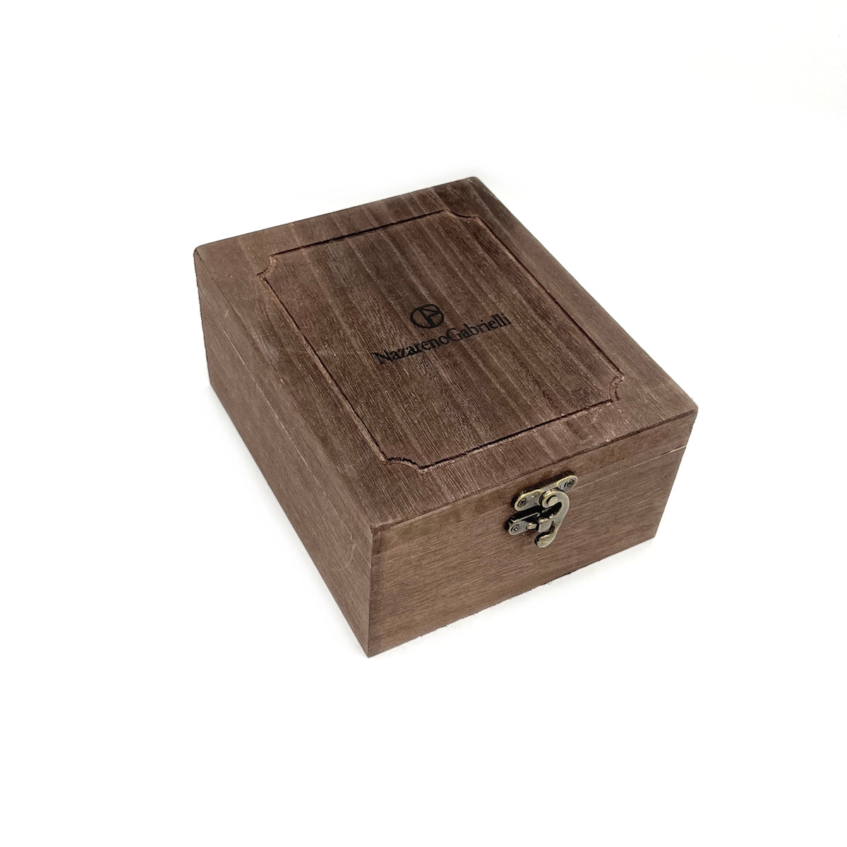 Christmas Gifts Idea, Leather Belt with Wooden Box, N.Gabrielli, art. IDK989-40