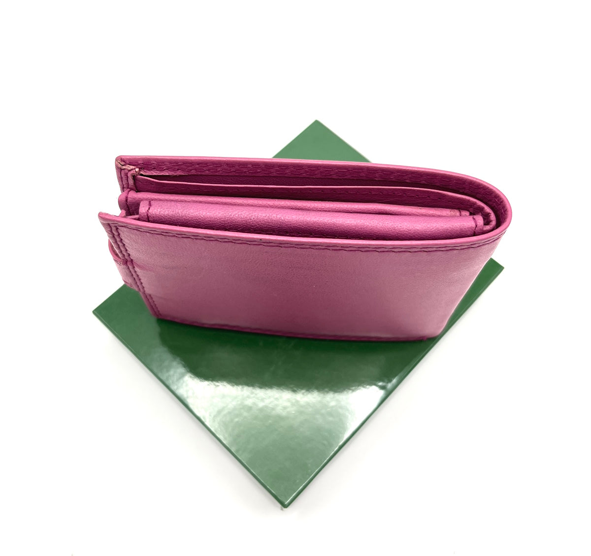 Portafoglio piccolo in vera pelle, da donna, art. 010.422