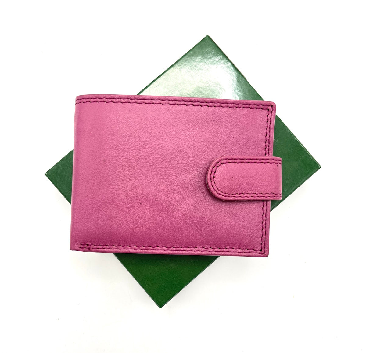 Portafoglio piccolo in vera pelle, da donna, art. 010.422